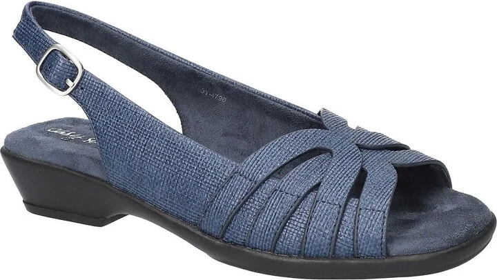 Navy Linen Embossed
