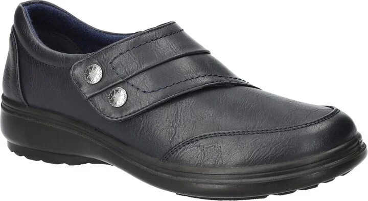 Easy Street Women's Joy Comfort Hook and Loop Flats