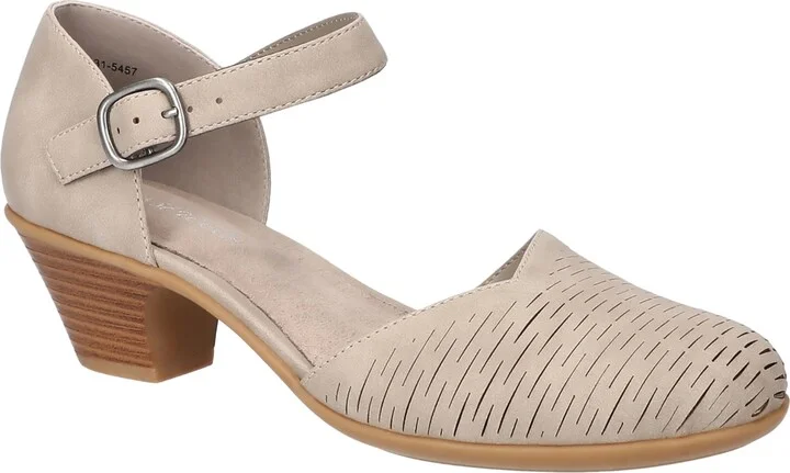 Easy Street Women's Justina Block Heel Sandals