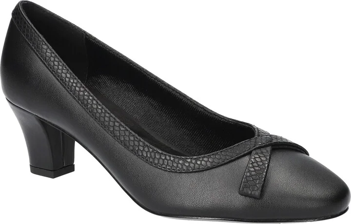 Easy Street Women's Kata Round-Toe Slip-On Pumps