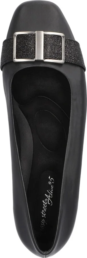 Easy Street Women's Keely Square Toe Ballet Flats - Image 4