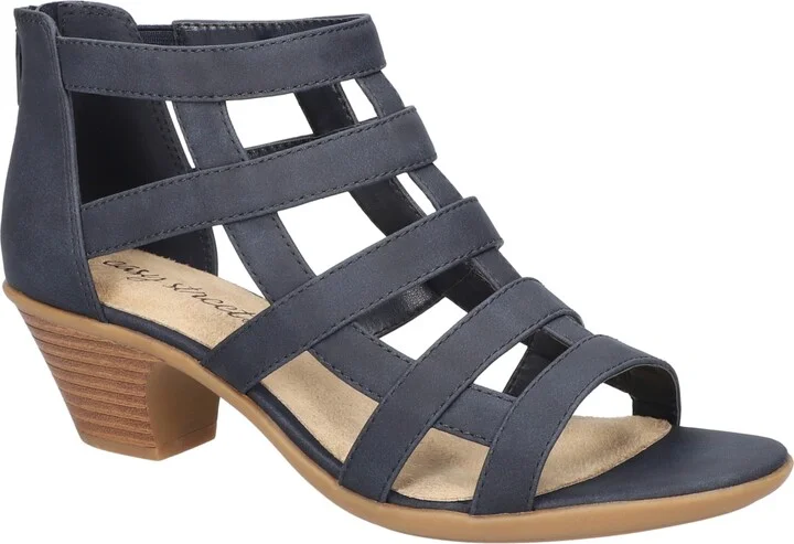 Easy Street Women's Marg Zip Gladiator Sandals
