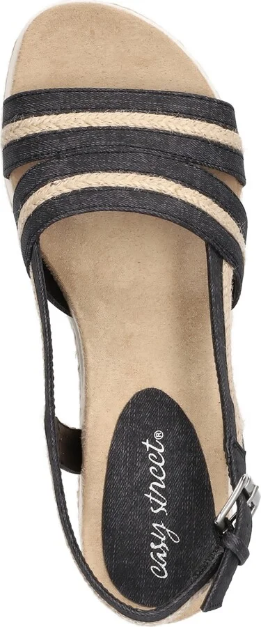 Easy Street Women's Mel Wedge Heel Sandals - Image 9