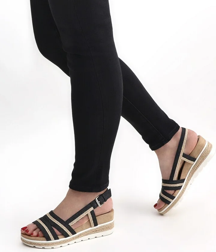 Easy Street Women's Mel Wedge Heel Sandals - Image 11