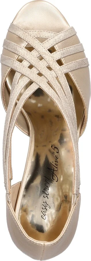 Easy Street Women's Oceana Peep Toe Pumps - Image 9