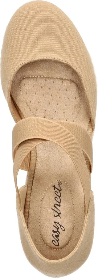 Easy Street Women's Pari Slip-On Espadrille Wedges Sandals - Image 4