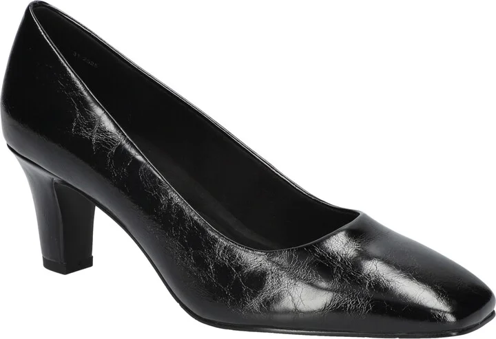 Black Crinkled Patent
