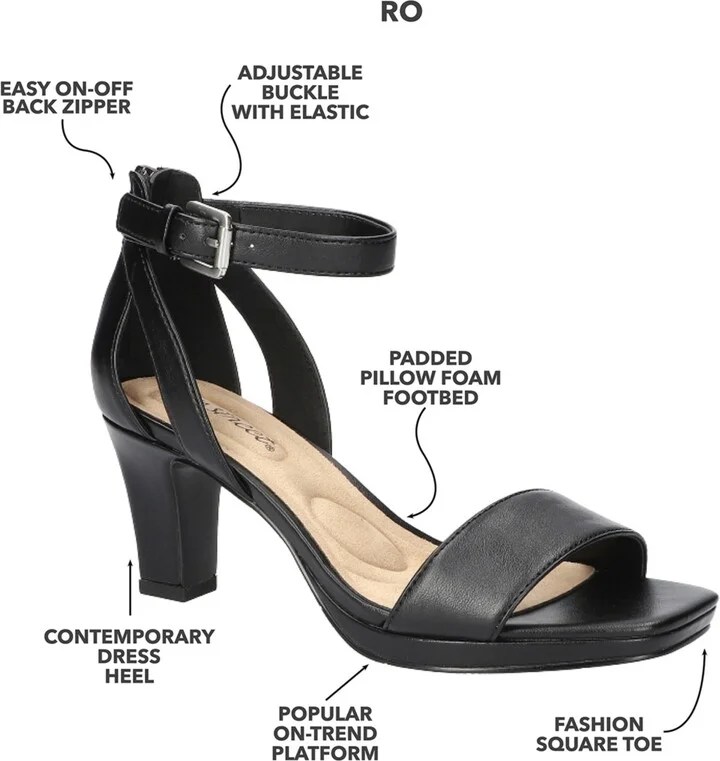 Easy Street Women's Ro Square Toe Heeled Sandals - Image 11