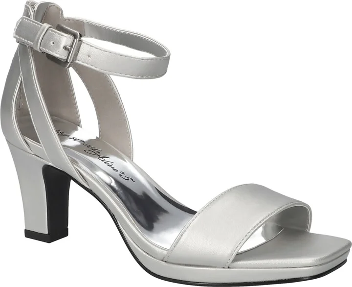 Easy Street Women's Ro Square Toe Heeled Sandals