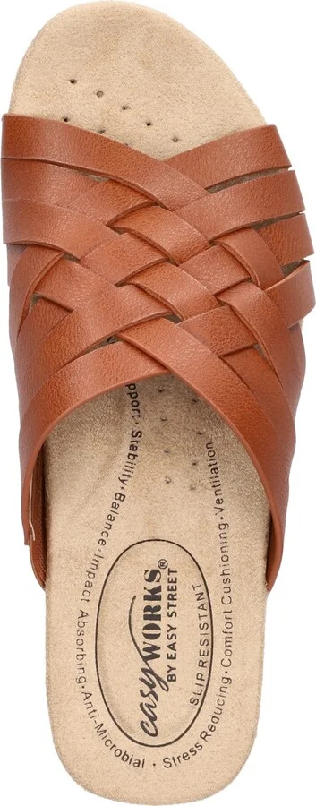 Easy Street Women's Rosanna Slip-On Slip Resistant Wedge Sandals - Image 4