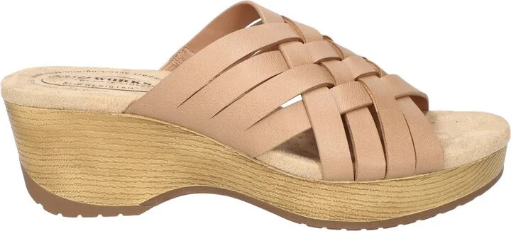 Easy Street Women's Rosanna Slip-On Slip Resistant Wedge Sandals - Image 7