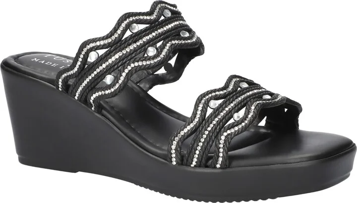 Easy Street Women's Selva Wedge Heel Sandals