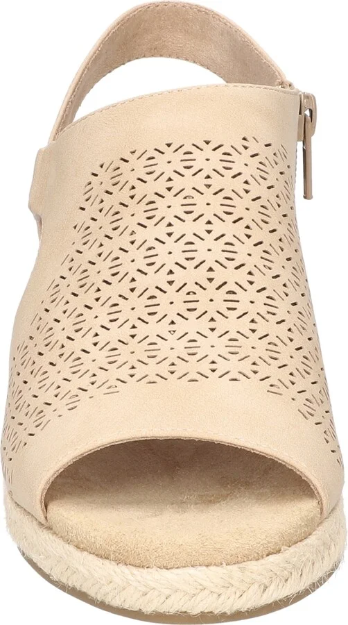 Easy Street Women's Serena Zip Espadrille Wedge Sandals - Image 6