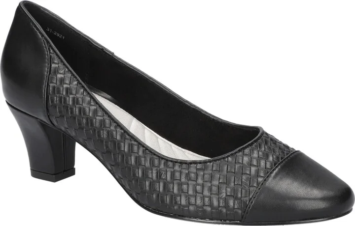 Black Woven Embossed