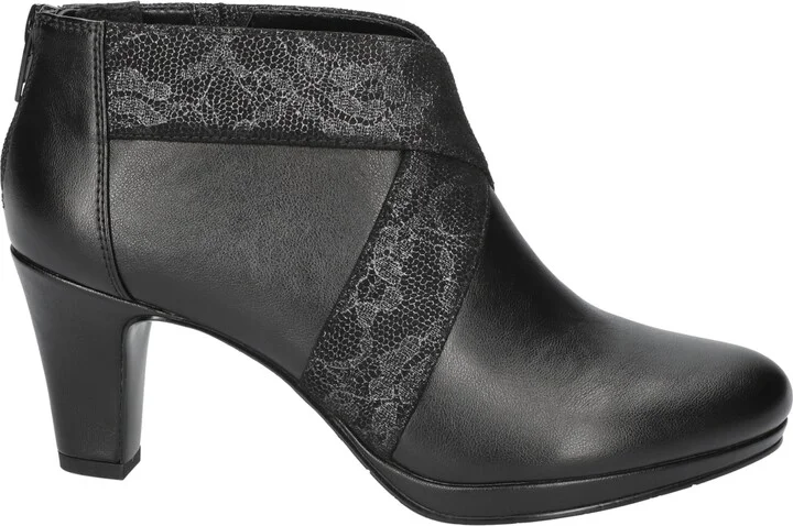 Easy Street Women's Spice Platform Dress Shooties - Black/lamy - Image 7