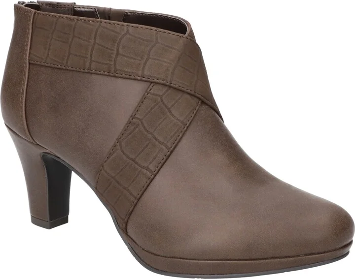 Easy Street Women's Spice Platform Dress Shooties - Black/lamy