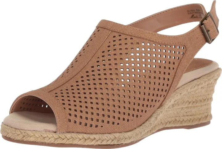 Tan Linen Print