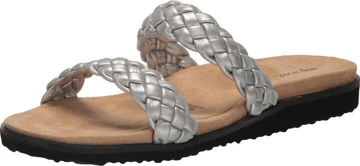 Silver Metallic Woven