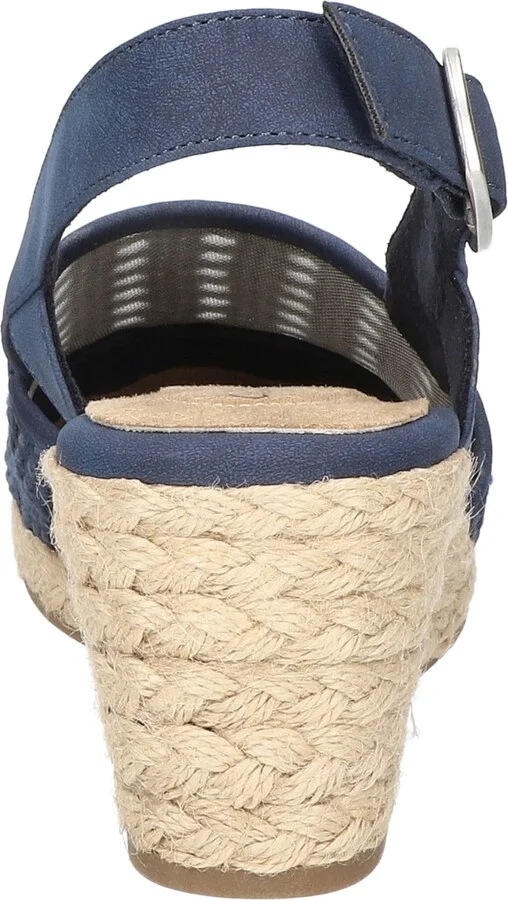 Easy Street Women's Taffy Buckle Slingback Espadrille Wedges - Image 8