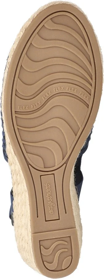 Easy Street Women's Taffy Buckle Slingback Espadrille Wedges - Image 10