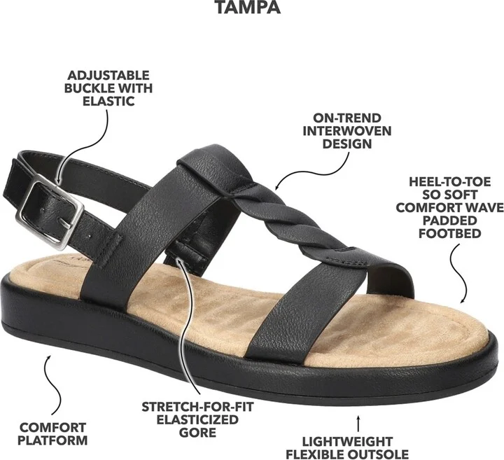 Easy Street Women's Tampa Comfort Platform Sandals - Image 6