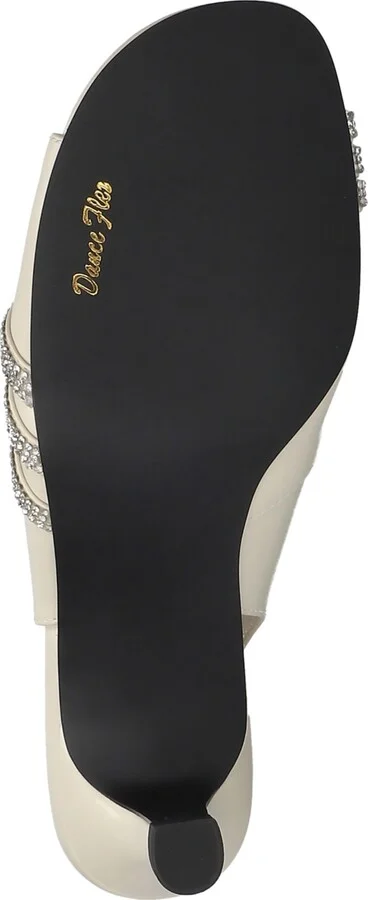 Easy Street Women's Teton Dress Heel Sandals - White W/ Stones - Image 10