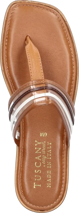Easy Street Women's Tuscany Antea Square Toe Sandals - Tan, Multi - Image 4