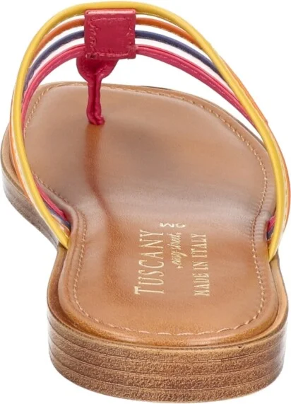 Easy Street Women's Tuscany Antea Square Toe Sandals - Tan, Multi - Image 7