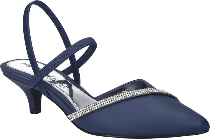Navy Satin W,stones