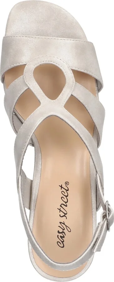 Easy Street Women's Zella Kitten Heel Sandals - Image 4