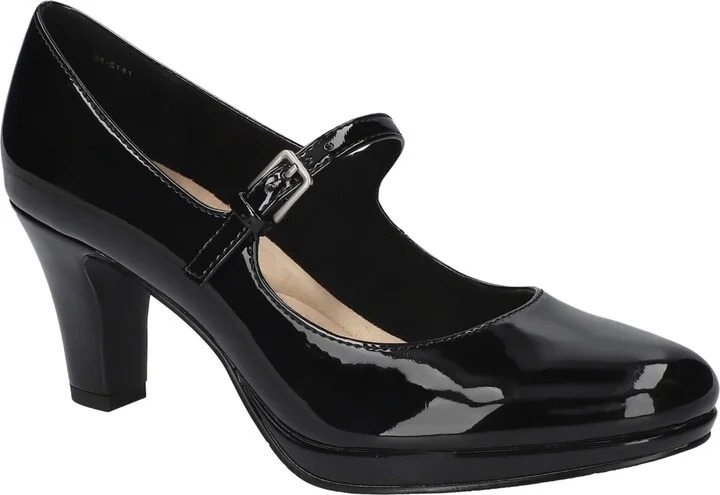 Easy Street Women's Zest Buckle Platform Pumps