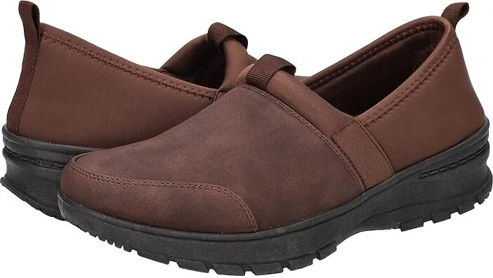 Easy Street Zenni Women's Flat Shoes Brown : 11 M (B), Leather