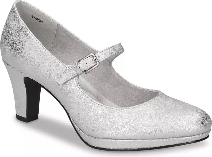 Silver Metallic Synthetic
