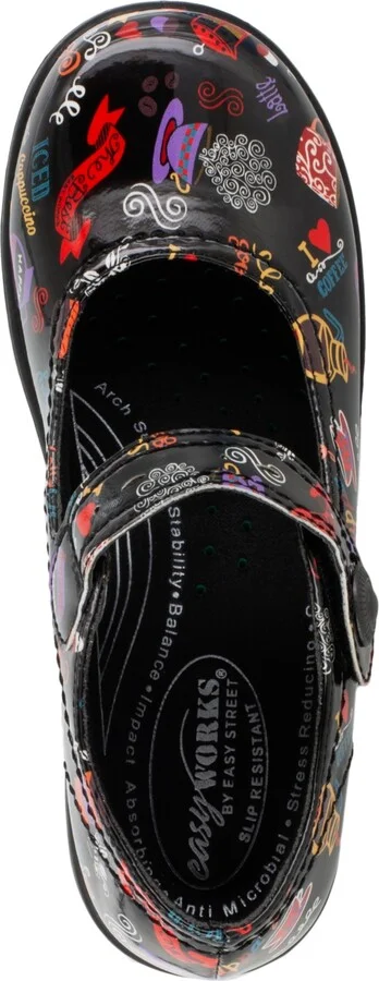 Easy Works by Easy Street Women's Letsee Mary Jane Clogs - Image 8