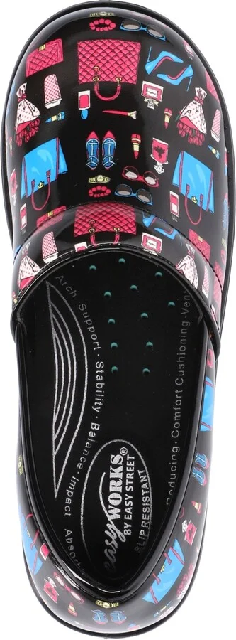 Easy Works by Easy Street Women's Lyndee Slip Resistant Clogs - Image 8