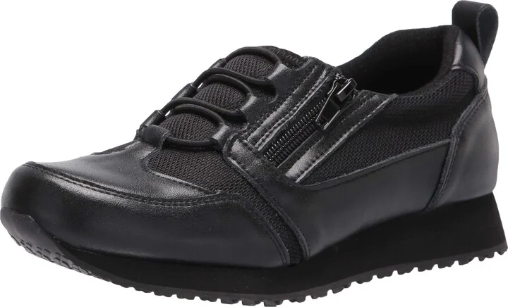 Black Leather/Mesh