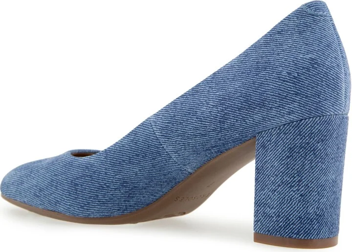 Ebel Block Heel Pump - Wide Width Available - Image 8