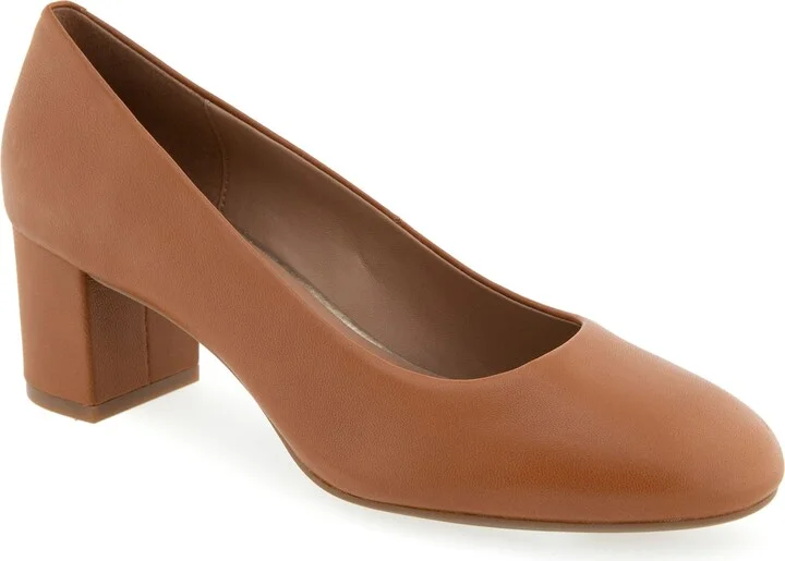 Ebel Block Heel Pump - Wide Width Available
