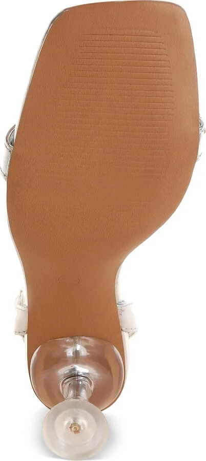 Ebina Charm Clear Heel Ankle Wrap Sandal - Image 7