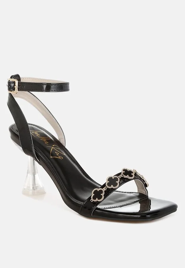 Ebina Charm Detail Spool Heels - Image 5