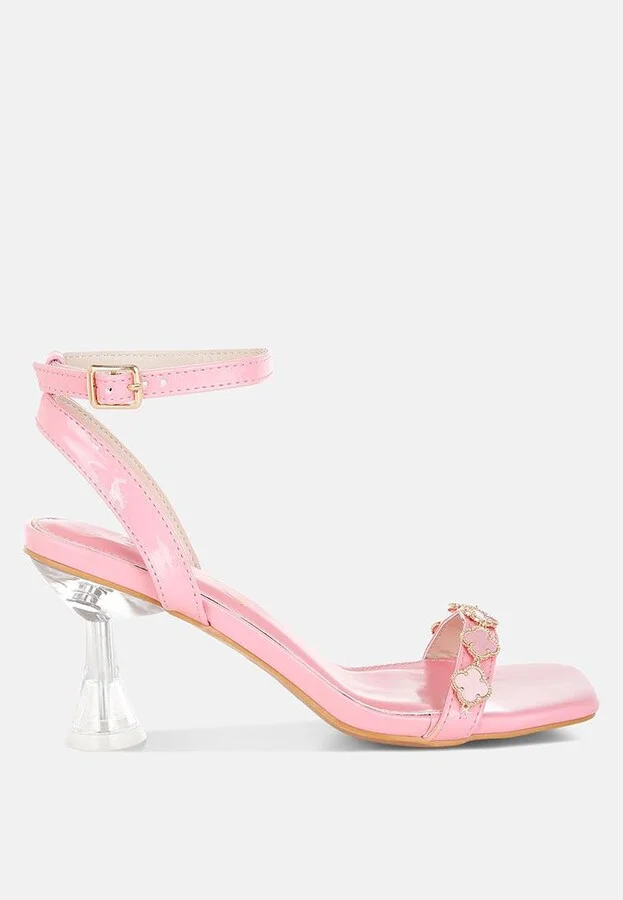 Ebina Charm Detail Spool Heels - Image 6