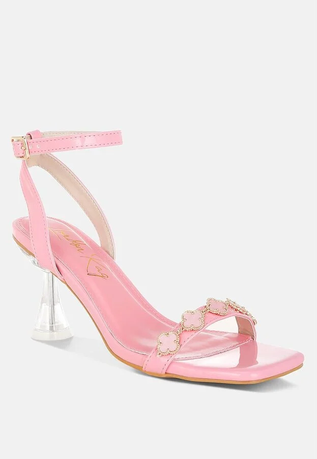 Ebina Charm Detail Spool Heels - Image 7