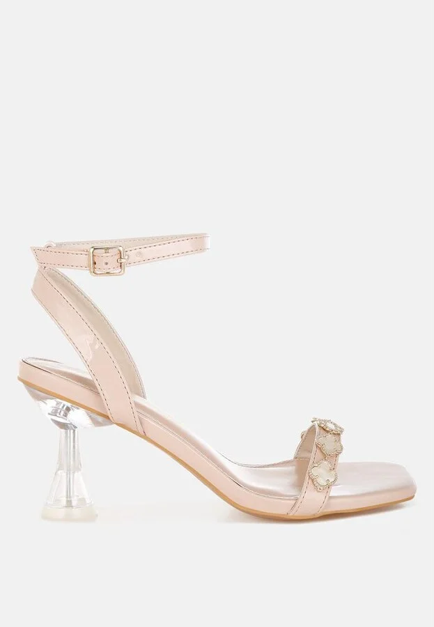 Ebina Charm Detail Spool Heels - Image 8