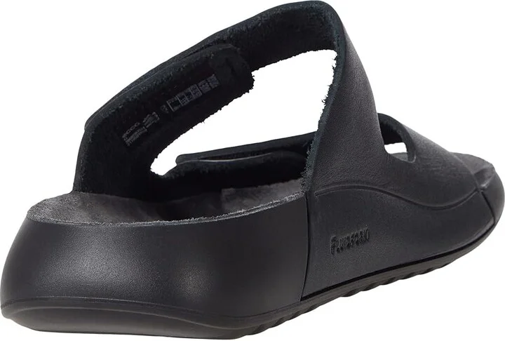 ECCO 2nd Cozmo Two Band Slide Women's Sandals Black Smooth : EU 35 (US Women's 4-4.5) M, Leather - Image 4