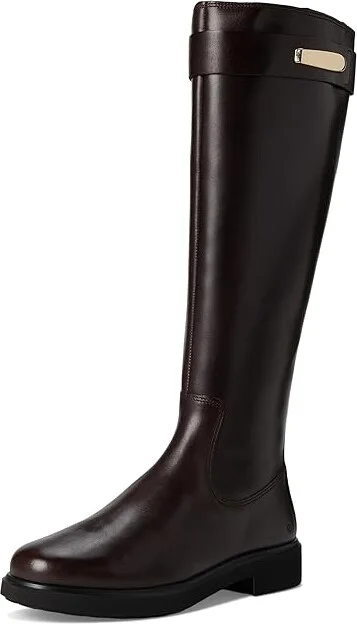ECCO Amsterdeam 25 MM Tall Knee High Boot Women's Boots Coffee : EU 36 (US Women's 5-5.5) M, Leather/Rubber - Image 5