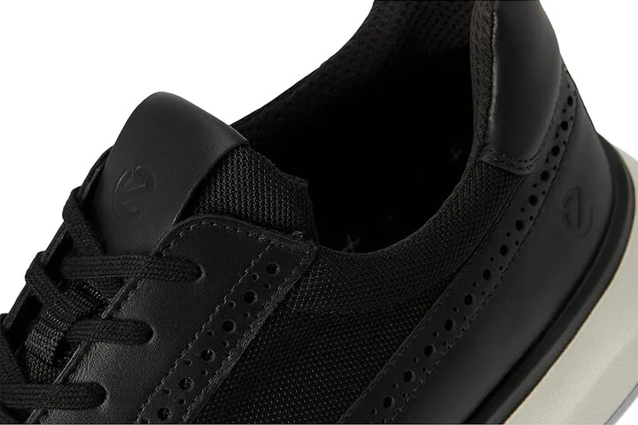 ECCO Biom 2.2 Brogue Sneakers Men's Shoes Black/Black : EU 47 (US Men's 13-13.5) M, Leather - Image 7