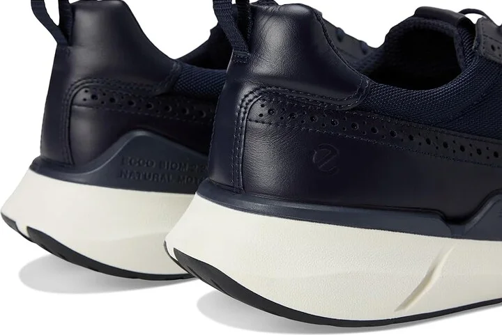 ECCO Biom 2.2 Brogue Sneakers Men's Shoes Night Sky/Night Sky : EU 45 (US Men's 11-11.5) M, Leather - Image 7