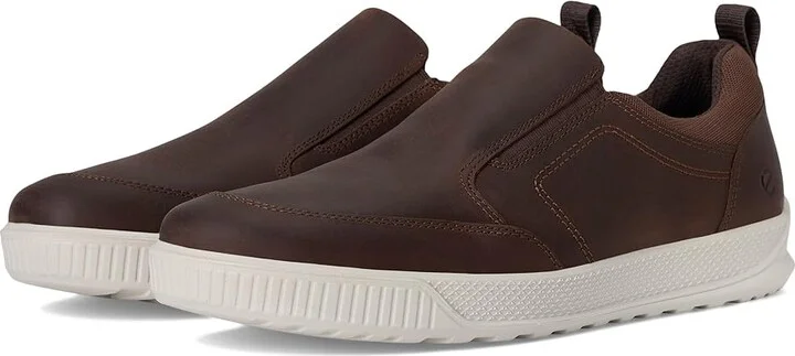 ECCO Byway Epoch Slip-On Sneaker Men's Lace-up Boots Cocoa Brown Nubuck : EU 43 (US Men's 9-9.5) M, Leather