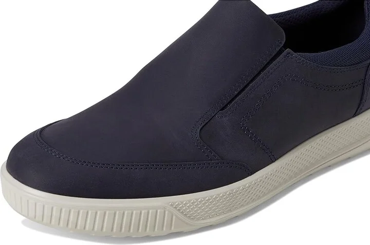 ECCO Byway Epoch Slip-On Sneaker Men's Lace-up Boots Marine Nubuck : EU 45 (US Men's 11-11.5) M, Leather - Image 7