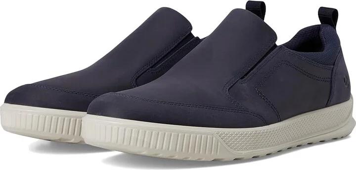 ECCO Byway Epoch Slip-On Sneaker Men's Lace-up Boots Marine Nubuck : EU 45 (US Men's 11-11.5) M, Leather